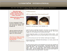Tablet Screenshot of lundstrom-int.com